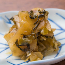 ぬか漬たくあんとすぐきの贅沢煮